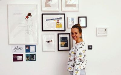 Art comes to Ashburton School of Yoga..